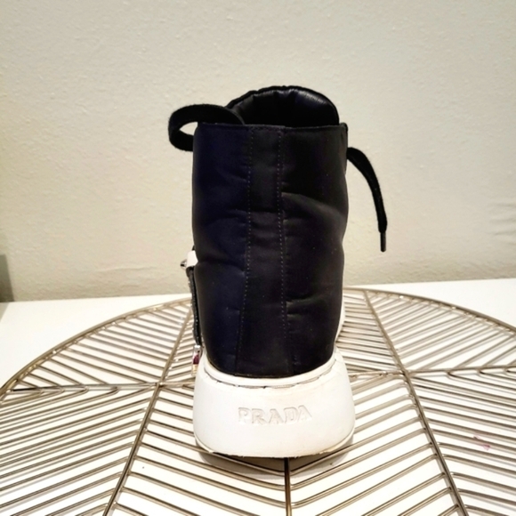 Prada | Tessuto Studded High-Top - Picture 6 of 10